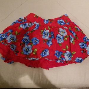 Hollister floral skirt